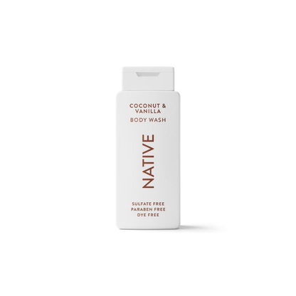 Native Coconut & Vanilla Body Wash 18 fl oz