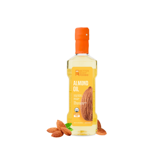 BetterBody Foods Refined Almond Oil, 16.9 fl oz Plastic Bottle