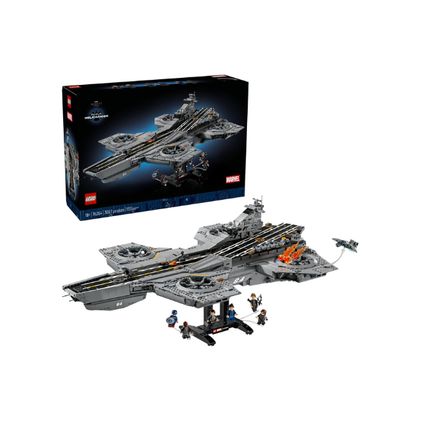 LEGO Marvel S.H.I.E.L.D. Helicarrier - Collectible Building Set for Adults, Ages 18+ - Marvel Bedroom or Home Office Decor - Includes 6 Minifigures - Gift for Men & Women - 76354