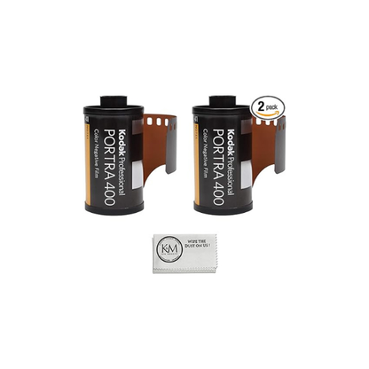 Kodak Professional Portra 400 35mm Film | 2 Rolls (72 Exposures) + Cloth