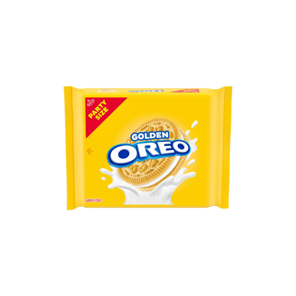 OREO Golden Sandwich Cookies, Party Size, 24.16 oz