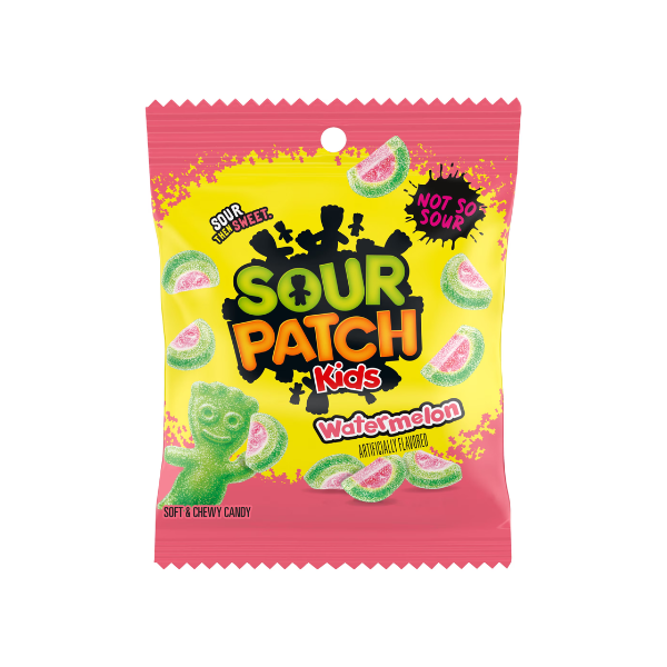 SOUR PATCH KIDS Watermelon Soft & Chewy Candy, 3.6 oz