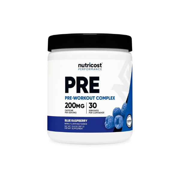 Nutricost Pre-Workout Complex Powder (Blue Raspberry) 30 Servings