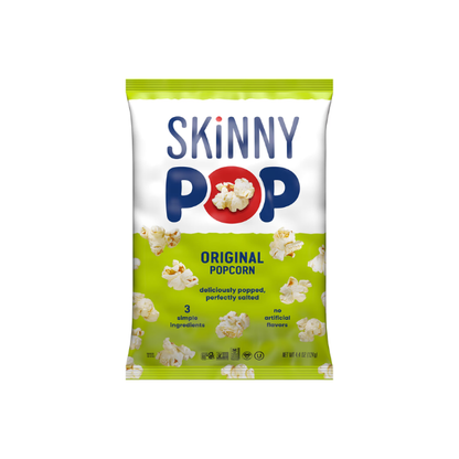 SKINNYPOP Original, Gluten Free Popcorn Bag, 4.4 oz