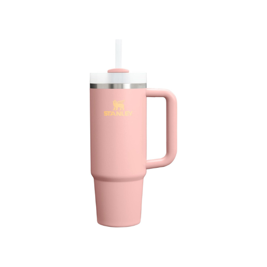 STANLEY Quencher H2.0 Flow State Tumbler, 30 oz, Peach Rose