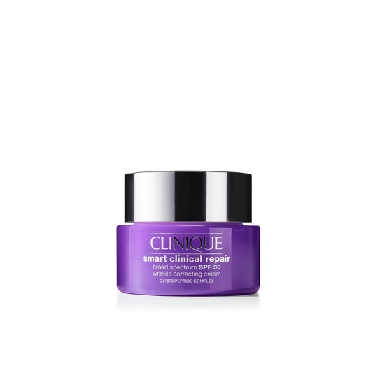 Clinique Smart Clinical Repair Broad Spectrum SPF 30 Wrinkle Correcting Cream with Peptides, Hyaluronic Acid + Glycerin | Protecting + Repairing