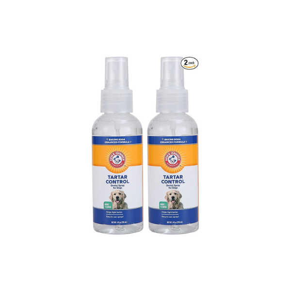 Arm & Hammer, Dog Dental Spray, Tartar Control, Mint, 4 Fl Oz, 2-Pack