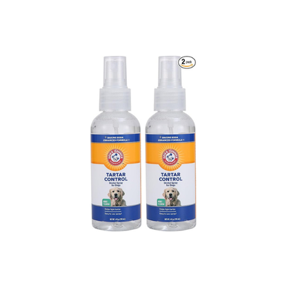 Arm & Hammer, Dog Dental Spray, Tartar Control, Mint, 4 Fl Oz, 2-Pack