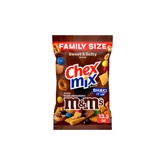 Chex Mix Sweet and Salty Snack Mix, with M&Ms Milk Chocolate Candies, 13.5 oz