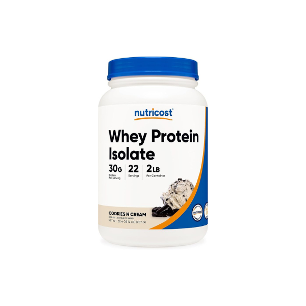 Nutricost Whey Protein Isolate (Cookies N Cream, 2 Pounds)