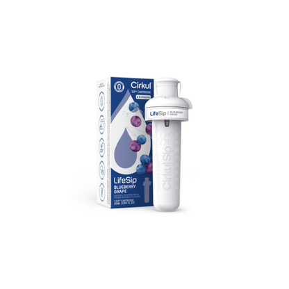 Cirkul LifeSip Blueberry Grape Flavor Cartridge, Drink Mix, 1-Pack