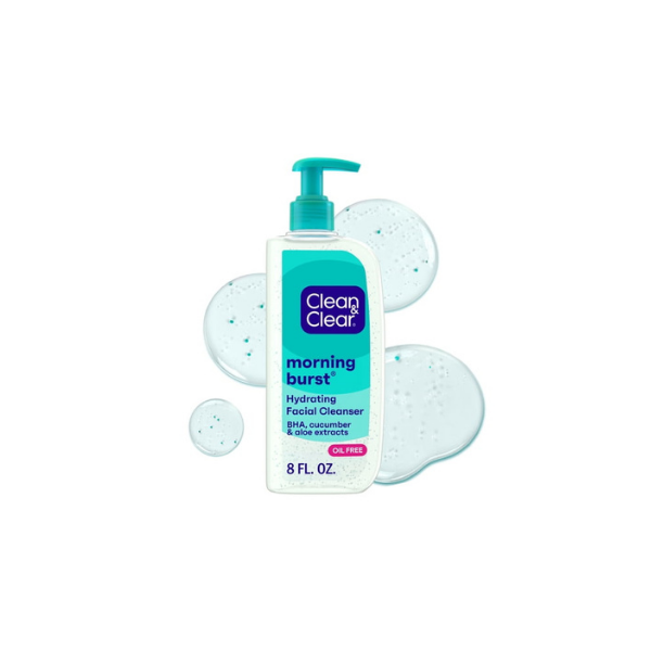 (3 pack) Clean & Clear Morning Burst Hydrating Face Wash with BHA, 8 fl. oz