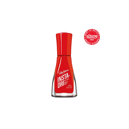 Sally Hansen Insta-Dri Nail Color Polish, Augmented Red-ality, 0.31 fl oz, Quick Dry