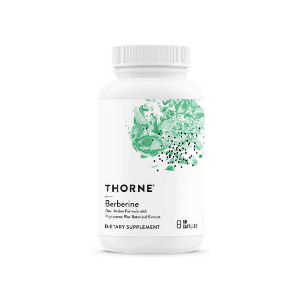 THORNE Berberine, Dual Action Phytosome & HCl Formula, 60 Capsules