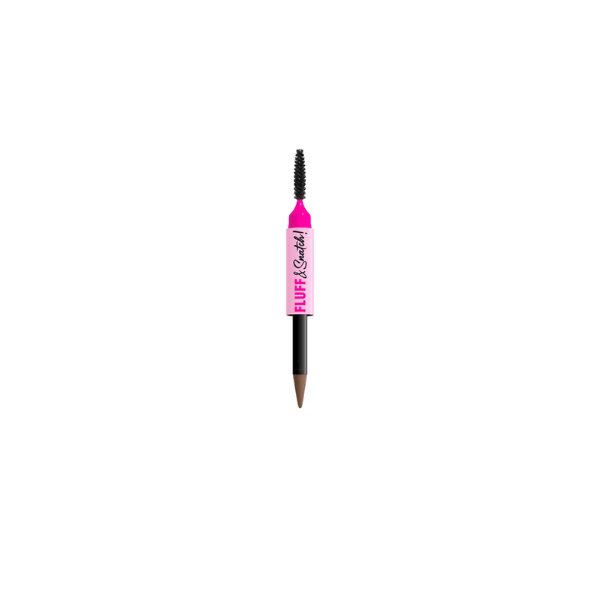 NYX Professional Makeup Fluff & Snatch Eyebrow Pencil, Eyebrow Powder Pen, Taupe, 0.04 oz