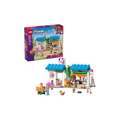 LEGO Friends Dog Treats Bakery Building Toy for Girls & Boys - Pretend Play Set for Kids, Ages 6+ - W/Aliya & Sage Minidolls, 2 Toy Dog Figures, & Accessories - Gift Idea for Birthdays - 42677