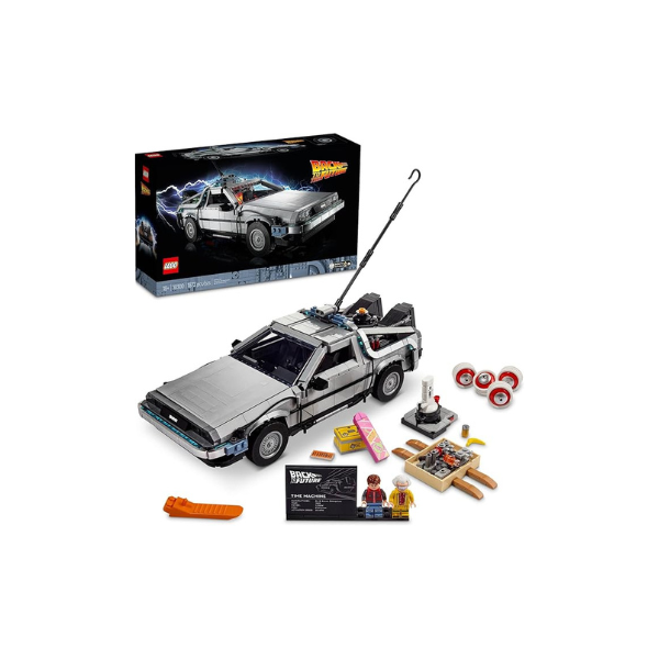 LEGO Icons Back to the Future Time Machine 10300, Model Car Building Kit Based on the Delorean from the Iconic Movie, Perfect Build for Teens and Adults Who Love to Create | Lego Back To The Future Lego 1872 Pieces - Time Machine #10300