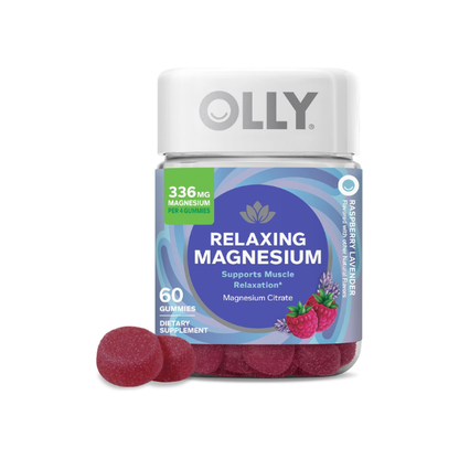 OLLY Relaxing Magnesium Gummies, Supports Muscle Relaxation* - 60 Count