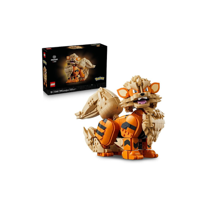 LEGO Pokémon Arcanine 72160 | Collectible Building Set for Adults, Ages 18+, Posable Pokémon Model Kit for Display, Bedroom, Desk or Book Shelf Decor