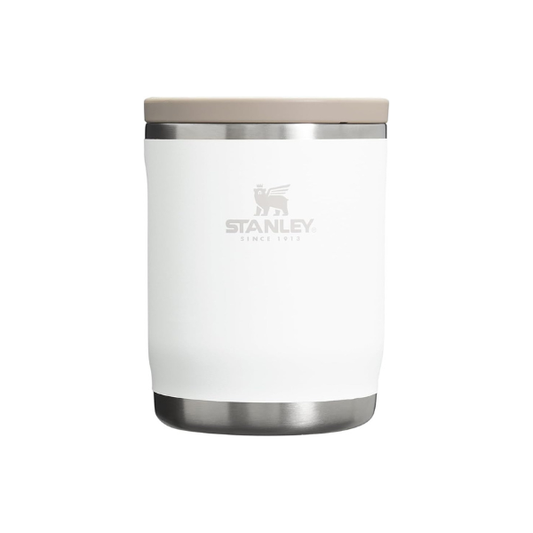 STANLEY Adventure To-Go Food Jar 18 oz | Vacuum Insulated Food Container | Wide Mouth Screw On Lid | Packable for Travel | Stainless Steel with Leakproof Lid | BPA-Free | Frost
