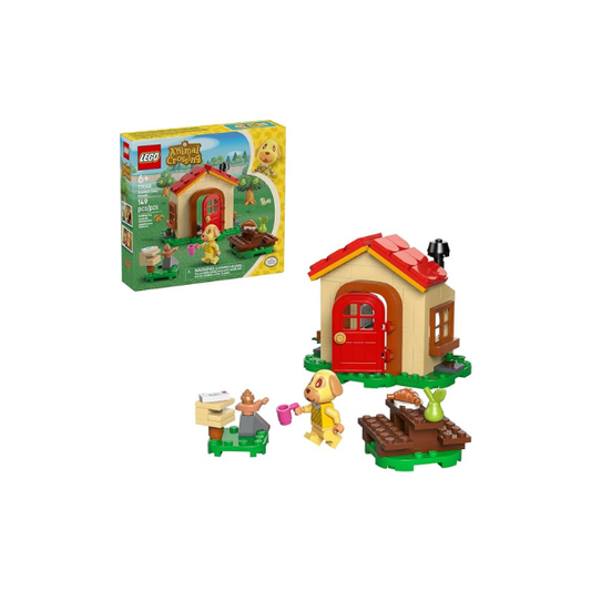 LEGO Animal Crossing Goldie’s Cozy House Building Toy - Pretend Play Set for Girls & Boys, Ages 6+ W/Dog Minifigure - Building Blocks Toy for Kids - Gift Idea for Birthdays & Video Game Fans - 77058