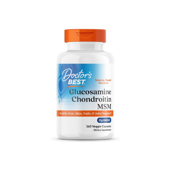 Doctor's BEST Glucosamine Chondroitin MSM, Non GMO, 360 Capsules