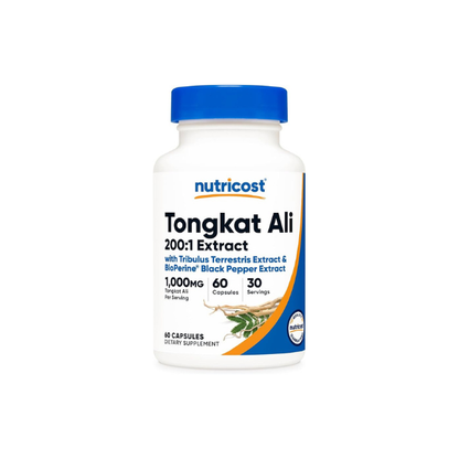 Nutricost Tongkat Ali 1,000mg 60 Capsules, Gluten Free, Vegetarian Caps