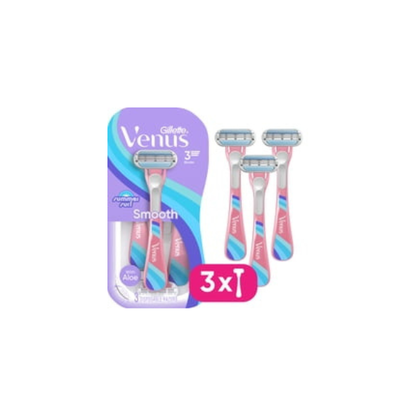 Venus Summer Surf Smooth Disposable Razors, 3 Count