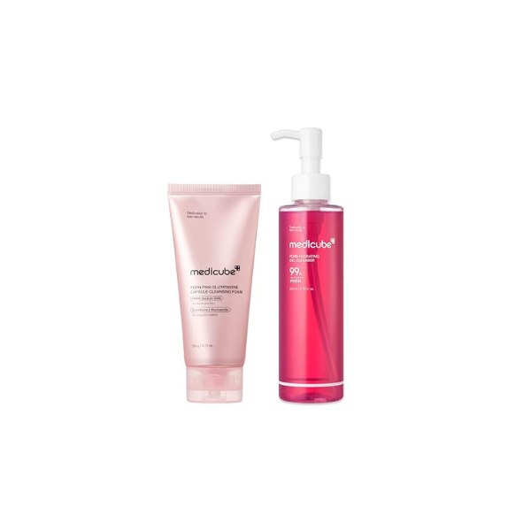 medicube PDRN Double Cleanse Duo - Capsule Foam & Jelly to Foam Cleanser