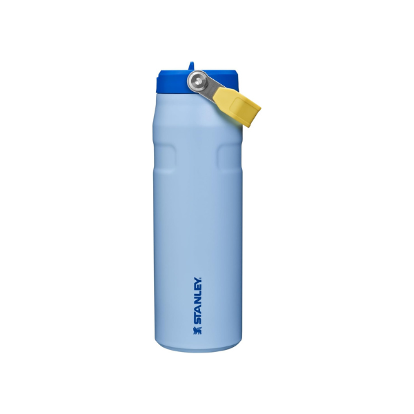 STANLEY IceFlow Flip Straw 2.0 Bottle, 24 oz, Cornflower Admiral Blue