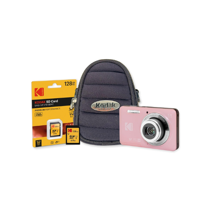 KODAK PixPro FZ55 Friendly Zoom Pastel Digital Camera Bundle