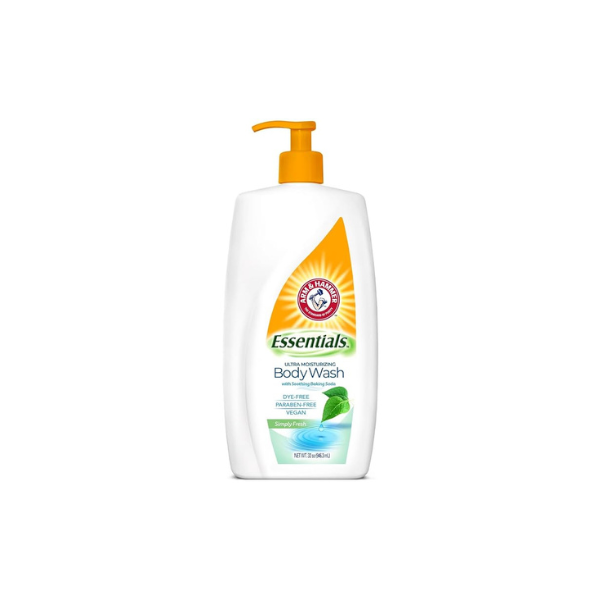 Arm & Hammer Essentials Ultra Moisturizing Body Wash, Simply Fresh, 32 Ounce