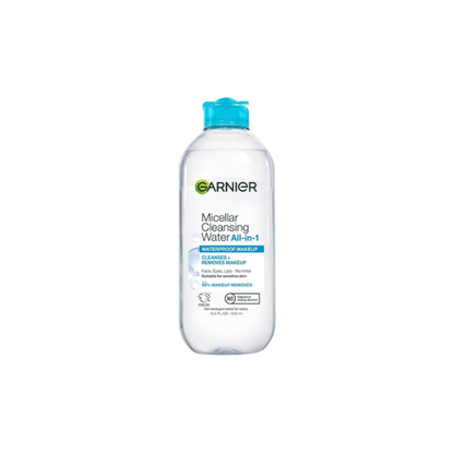 Garnier SkinActive Micellar Cleansing Water All in 1 Waterproof Makeup Remover, Face Cleanser, 13.5 fl oz
