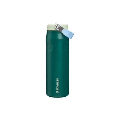 STANLEY IceFlow Flip Straw 2.0 Bottle, 24 oz, Emerald Honeydew