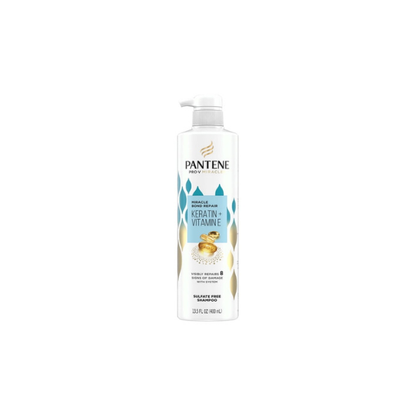 Pantene Pro-V Miracles Shampoo, Bond Repair Keratin + Vitamin E, Sulfate-Free 13.5 fl oz