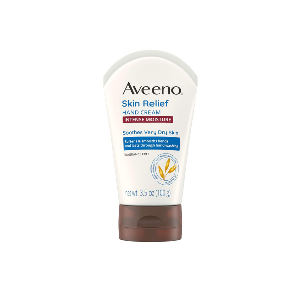Aveeno Skin Relief Intense Moisture Hand Cream, Fragrance-Free, 3.5 oz