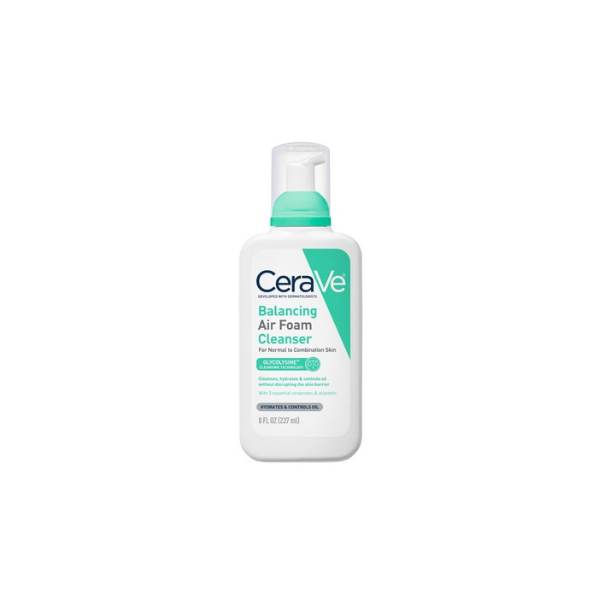 CeraVe Balancing Air Foam Cleanser, Oil Control & Hydration for Combination Skin 8 fl oz