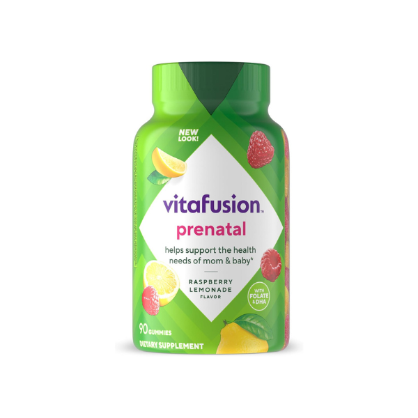 Vitafusion Prenatal Vitamin Gummies for Women | 90 Count | Folate & DHA