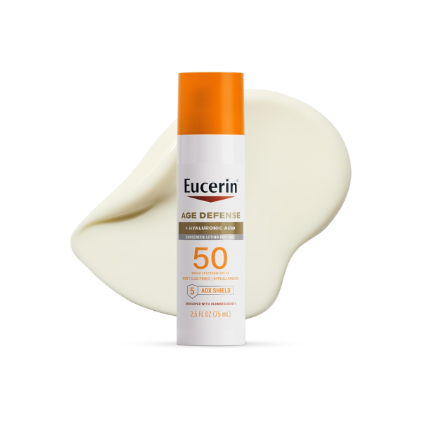 Eucerin Sun Age Defense Face Sunscreen Lotion SPF 50, 2.5 FL OZ