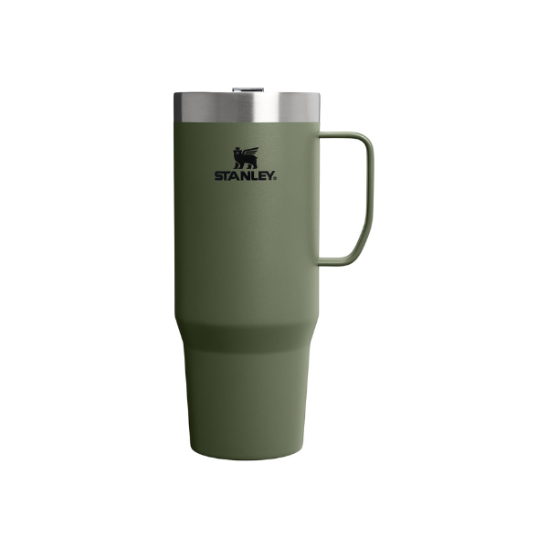 STANLEY The Everyday Suburban Mug | 30 oz | Drink Through Lid | Cup for Coffee, Tea and Drinks | Insulated Stainless Steel Coffee Mug | BPA-Free | Dried Pine