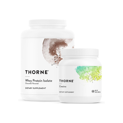 THORNE - Performance Whey Protein Isolate & Creatine Combo - Boost Muscle Support and Energy - NSF Certified for Sport - 30 to 90 Servings