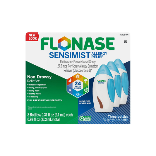 Flonase Sensimist Allergy Relief Nasal Spray, 120 Sprays, 3 pk.