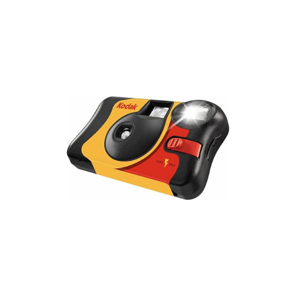 Kodak FunSaver 35mm Single-Use Camera with Flash (Yellow/Red) Bundle