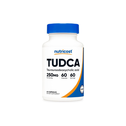 Nutricost Tudca 250mg, 60 Capsules (Tauroursodeoxycholic Acid) Gluten Free