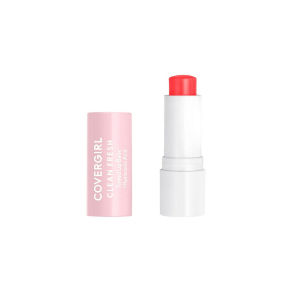 COVERGIRL Clean Fresh Lip Balm, 300 Life Is Pink, 0.14 oz