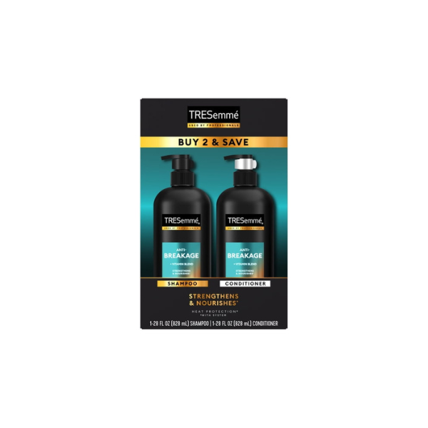 TRESemmé Shampoo And Conditioner Anti-Breakage, 28 fl oz, 2 Count