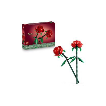 LEGO Roses - Building Toy for Kids, Girls & Boys, Ages 8+ - Artificial, Fake Roses for Home Decor & Display - Gift Idea for Plant & Flower Lovers - 40460