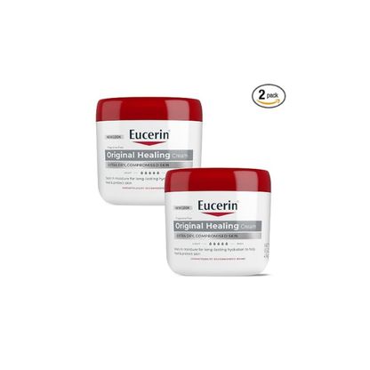 Eucerin Original Healing Cream, Emollient Enriched, 2 x 16 OZ