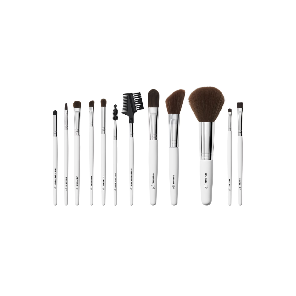 e.l.f. Professional Makeup Brush Kit, Set of 12