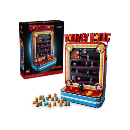LEGO Super Mario Donkey Kong Arcade 72051 | Collectible Building Set for Adults, Ages 18+, Retro Arcade Decor, Working Levers & Joystick, 1,367 pieces, Gift for Gamers